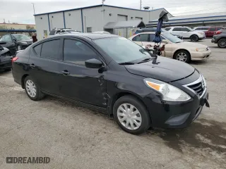 2017 Nissan Versa Sedan S Plus with VIN 3N1CN7AP7HL848381, listed as a Copart auction lot 51018415 with 88,218 mi miles and Salvage Title. Bid and sale history available at carsss.com. Image 4.