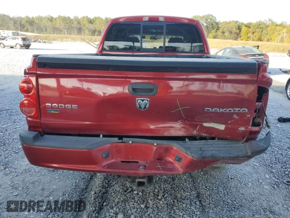 2010 Dodge Dakota SXT with VIN 1D7CW3GP0AS107674, listed as a Copart auction lot 79161534 with 181,681 mi miles and Salvage Title. Bid and sale history available at DreamBid. Image 6.