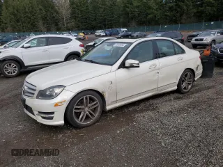 2012 Mercedes-Benz C-Class C 300 Sport with VIN WDDGF8BB2CA644193, listed as a Copart auction lot 45280995 with 115,631 mi miles and Salvage Title. Bid and sale history available at carsss.com. Image 1.