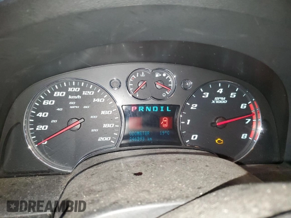 2007 Chevrolet Equinox LS with VIN 2CNDL23F276097994, listed as a Copart auction lot 65417084 with 246,393 mi miles and Salvage Title. Bid and sale history available at carsss.com. Image 9.