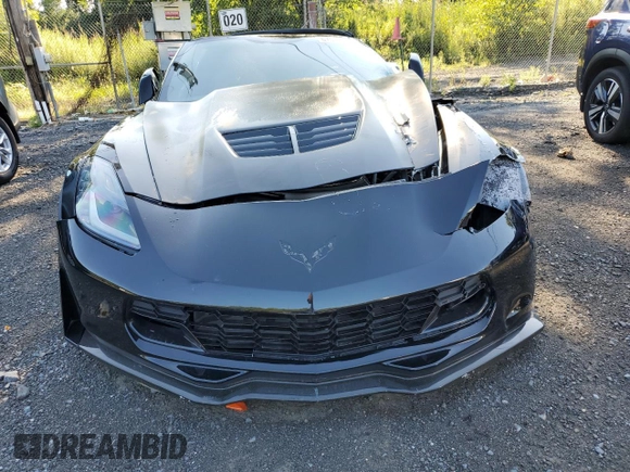 2015 Chevrolet Corvette Z06 3LZ with VIN 1G1YT2D69F5601500, listed as a Copart auction lot 78839054 with 0 mi miles and Salvage Title. Bid and sale history available at carsss.com. Image 5.