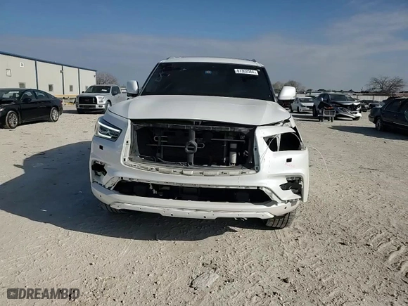 2019 Infiniti QX80 LIMITED with VIN JN8AZ2NEXK9225314, listed as a Copart auction lot 87302364 with 14,756 mi miles and Salvage Title. Bid and sale history available at carsss.com. Image 11.
