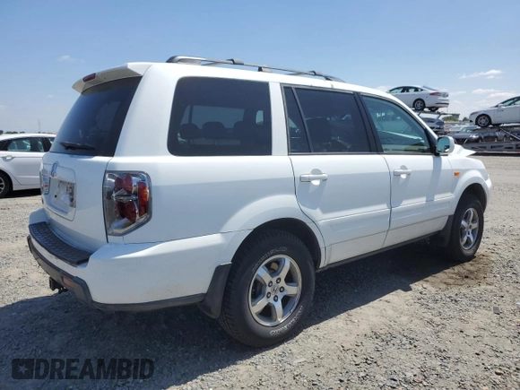 2008 Honda Pilot EX-L with VIN 5FNYF28758B010728, listed as a Copart auction lot 54992515 with 144,963 mi miles and Salvage Title. Bid and sale history available at DreamBid. Image 3.