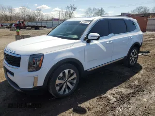 2022 Kia Telluride S with VIN 5XYP6DHC2NG298216, listed as a Copart auction lot 52193685 with 29,712 mi miles and Salvage title. Bid and sale history available at DreamBid. Image 1.