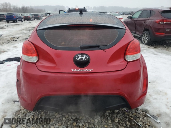 2012 Hyundai Veloster w/Red Int z VIN KMHTC6AD4CU077956, wystawiony jako Copart lot #43504505 z przebiegiem 103 183 mil mil oraz Szkoda całkowita • Salvage title. Historia ofert i sprzedaży dostępna na DreamBid. Obrazek 6.