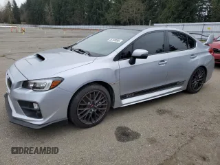 2015 Subaru WRX STI z VIN JF1VA2L62F9801585, wystawiony jako Copart lot #45190095 z przebiegiem 48 546 mil mil oraz Szkoda całkowita • Salvage title. Historia ofert i sprzedaży dostępna na DreamBid. Obrazek 1.