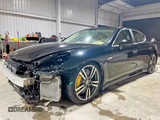 2010 Porsche Panamera Turbo with VIN WP0AC2A73AL091381, listed as a Copart auction lot 62614915 with 58,923 mi miles and Salvage title. Bid and sale history available at DreamBid. Image 2.