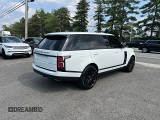 2018 Land Rover Range Rover z VIN SALGS5RE9JA394381, wystawiony jako Copart lot #60938815 z przebiegiem 104 207 mil mil oraz Czysty tytuł • Clean title. Historia ofert i sprzedaży dostępna na DreamBid. Obrazek 4.