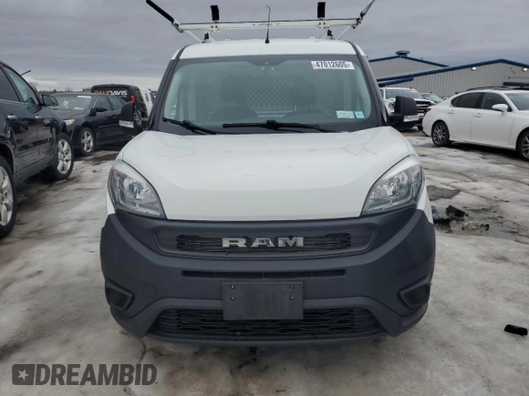2019 Ram ProMaster City Cargo Tradesman z VIN ZFBHRFAB4K6N48548, wystawiony jako Copart lot #47012605 z przebiegiem 96 254 mil mil oraz Szkoda całkowita • Salvage title. Historia ofert i sprzedaży dostępna na DreamBid. Obrazek 5.