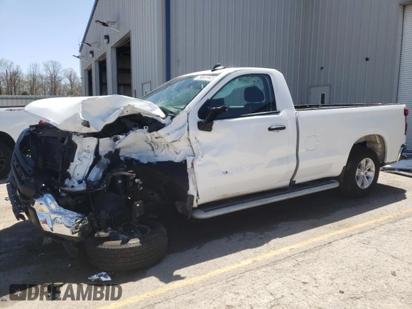 2024 Chevrolet Silverado 1500 Work Truck with VIN 3GCNAAED5RG386217, listed as a Copart auction lot 53159225 with 0 mi miles and Clean Title. Bid and sale history available at carsss.com. Image 1.