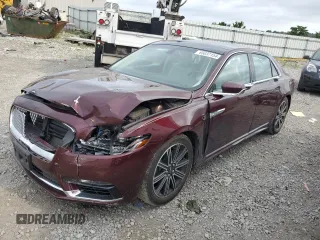 2017 Lincoln Continental Reserve with VIN 1LN6L9RP6H5602840, listed as a Copart auction lot 65037154 with 109,145 mi miles and Salvage Title. Bid and sale history available at carsss.com. Image 1.