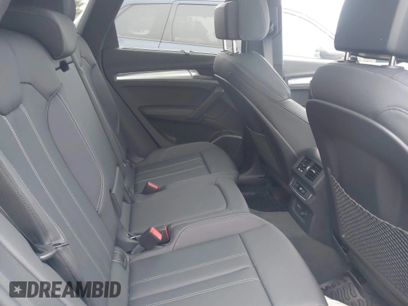 2025 Audi Q5 S line Premium Plus with VIN WA1EAAFY7S2024867, listed as a IAAI auction lot 41298225 with 316 mi miles and . Bid and sale history available at DreamBid. Image 8.