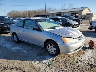 2002 Honda Civic LX with VIN 1HGEM21512L039800, listed as a Copart auction lot 41700005 with 85,772 mi miles and Salvage Title. Bid and sale history available at carsss.com. Image 4.