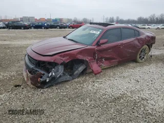 2017 Dodge Charger SXT with VIN 2C3CDXJG1HH593529, listed as a Copart auction lot 44471565 with 84,844 mi miles and Salvage Title. Bid and sale history available at carsss.com. Image 1.