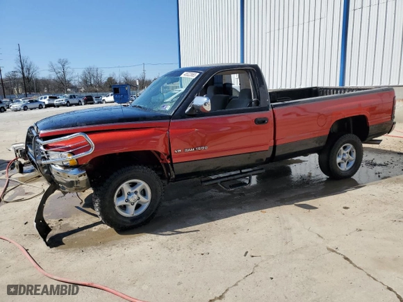 1996 Dodge Ram 1500 with VIN 1B7HF16Z2TS559281, listed as a Copart auction lot 48522865 with 118,368 mi miles and Non Repairable. Bid and sale history available at carsss.com. Image 1.