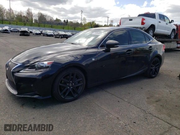2014 Lexus IS 250 with VIN JTHBF1D24E5037134, listed as a Copart auction lot 51606485 with 74,669 mi miles and Salvage Title. Bid and sale history available at DreamBid. Image 1.