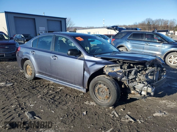 2013 Subaru Legacy 2.5i with VIN 4S3BMAA62D1006324, listed as a Copart auction lot 42711155 with 104,190 mi miles and Salvage title. Bid and sale history available at DreamBid. Image 4.