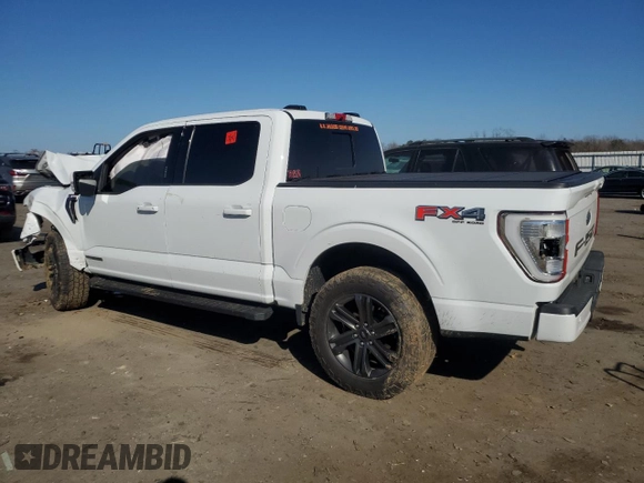 2022 Ford F-150 XL with VIN 1FTFW1ED7NFA98717, listed as a Copart auction lot 48996135 with 75,748 mi miles and Salvage Title. Bid and sale history available at carsss.com. Image 2.