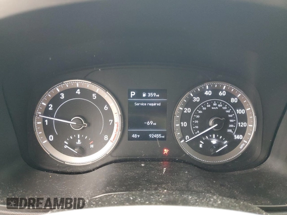 2021 Hyundai Venue SE with VIN KMHRB8A34MU067106, listed as a Copart auction lot 50982945 with 92,455 mi miles and Salvage Title. Bid and sale history available at DreamBid. Image 9.