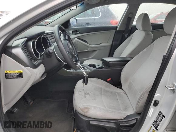 2015 Kia Optima LX with VIN 5XXGM4A70FG396055, listed as a Copart auction lot 45121455 with 147,548 mi miles and Salvage Title. Bid and sale history available at DreamBid. Image 7.
