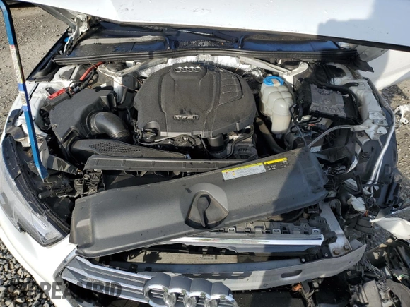 2017 Audi A4 Prestige with VIN WAUFNAF45HN035544, listed as a Copart auction lot 46714815 with 52,159 mi miles and Salvage Title. Bid and sale history available at carsss.com. Image 11.