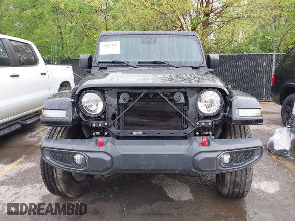 2024 Jeep Wrangler Sahara with VIN 1C4RJXP67RW274877, listed as a IAAI auction lot 42119319 with 7,157 mi miles and . Bid and sale history available at DreamBid. Image 11.
