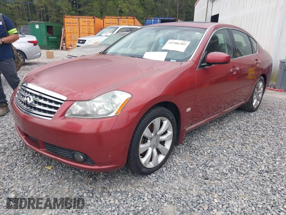 2006 Infiniti M with VIN JNKAY01E46M112260, listed as a IAAI auction lot 42206203 with 210,764 mi miles. Bid and sale history available at carsss.com. Image 2.