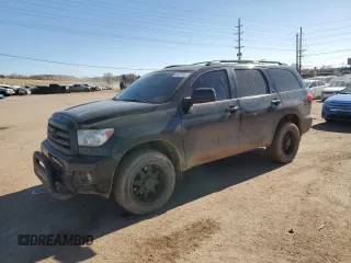 2011 Toyota Sequoia SR5 with VIN 5TDBY5G14BS045858, listed as a Copart auction lot 43820755 with 191,424 mi miles and Salvage Title. Bid and sale history available at carsss.com. Image 1.