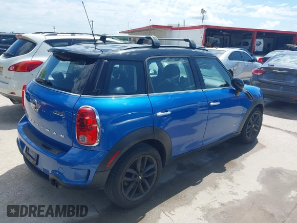 2013 MINI Countryman S ALL4 with VIN WMWZC5C53DWM16126, listed as a IAAI auction lot 42108272 with 118,314 mi miles and . Bid and sale history available at DreamBid. Image 4.