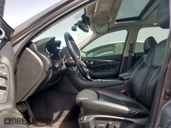 2014 Infiniti Q50 Hybrid Sport with VIN JN1AV7AP7EM691184, listed as a Copart auction lot 48961015 with 124,972 mi miles and Clean Title. Bid and sale history available at carsss.com. Image 7.