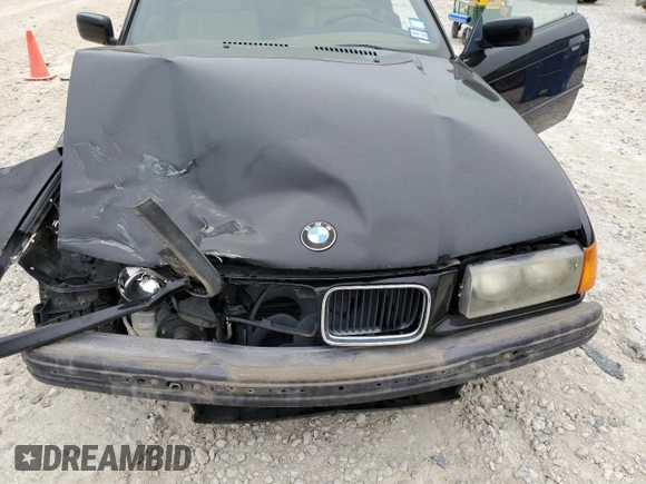 1996 BMW 3-Series 328IC with VIN WBABK8327TET92381, listed as a Copart auction lot 54410784 with 102,695 mi miles and Salvage Title. Bid and sale history available at carsss.com. Image 11.