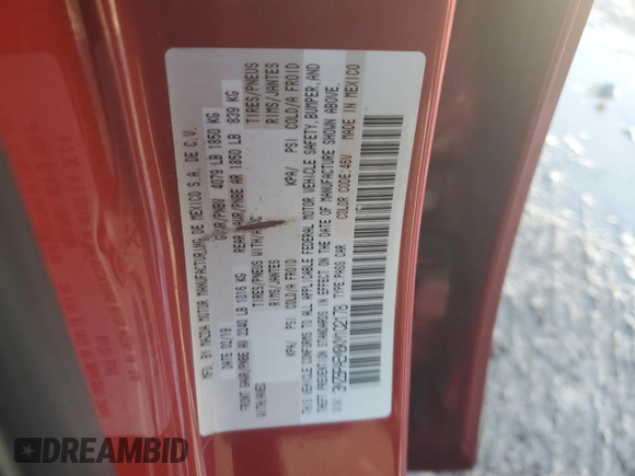 2019 Mazda 3 Premium with VIN 3MZBPAEM8KM102178, listed as a Copart auction lot 82369624 with 70,458 mi miles and Salvage Title. Bid and sale history available at DreamBid. Image 13.