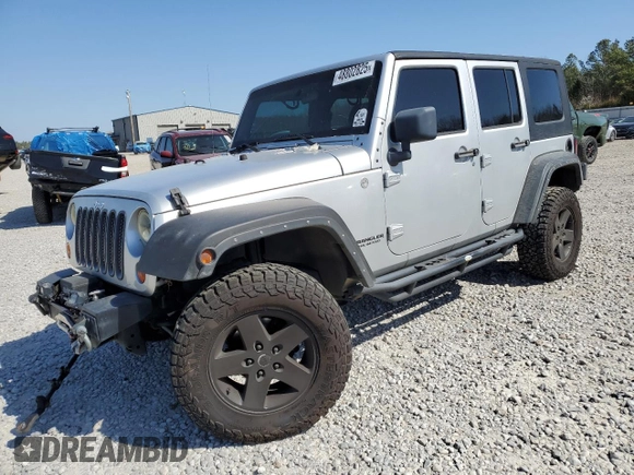 2010 Jeep Wrangler Unlimited Rubicon with VIN 1J4BA6H12AL107485, listed as a Copart auction lot 48802825 with 123,299 mi miles and Salvage title. Bid and sale history available at DreamBid. Image 1.