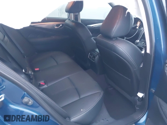 2019 Infiniti Q50 Luxe with VIN JN1EV7AP7KM519475, listed as a IAAI auction lot 41646571 with 39,155 mi miles and . Bid and sale history available at DreamBid. Image 8.