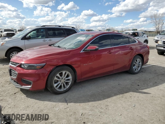 2016 Chevrolet Malibu LT with VIN 1G1ZE5STXGF276103, listed as a Copart auction lot 49597535 with 145,472 mi miles and Salvage Title. Bid and sale history available at carsss.com. Image 1.