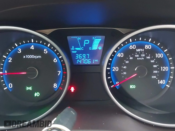 2013 Hyundai Tucson GLS with VIN KM8JU3AC4DU675511, listed as a IAAI auction lot 40765852 with 147,061 mi miles. Bid and sale history available at carsss.com. Image 7.