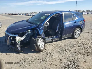 2022 Chevrolet Equinox LT with VIN 3GNAXKEV4NL295878, listed as a Copart auction lot 72569234 with 14,493 mi miles and Salvage Title. Bid and sale history available at DreamBid. Image 1.