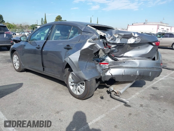 2024 Nissan Sentra S with VIN 3N1AB8BV6RY275240, listed as a IAAI auction lot 41691007 with 10,349 mi miles. Bid and sale history available at carsss.com. Image 3.