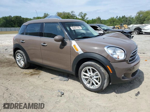 2015 MINI Countryman with VIN WMWZB3C55FWR46334, listed as a Copart auction lot 55421795 with 33,135 mi miles and Salvage Title. Bid and sale history available at DreamBid. Image 4.