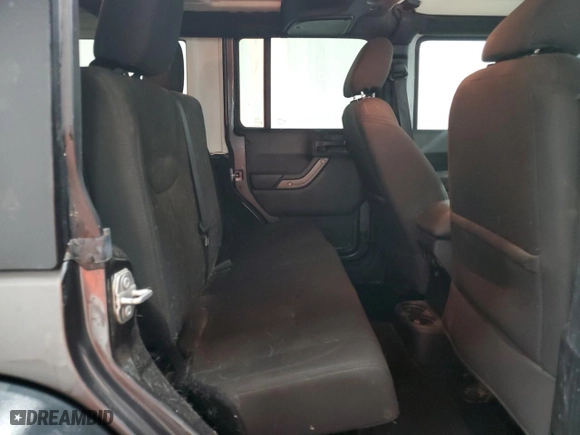 2018 Jeep Wrangler JK Unlimited Sport S with VIN 1C4HJWDG9JL927864, listed as a Copart auction lot 49345095 with 107,087 mi miles and Salvage Title. Bid and sale history available at carsss.com. Image 11.