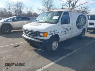 2007 Ford Econoline Cargo Commercial with VIN 1FTNE24L77DA39517, listed as a IAAI auction lot 41453216 with Not provided miles and . Bid and sale history available at DreamBid. Image 2.