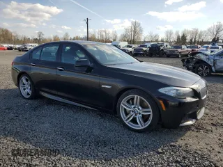 2013 BMW 5 Series 550i with VIN WBAFR9C59DDX79700, listed as a Copart auction lot 48565275 with 115,971 mi miles and Clean Title. Bid and sale history available at carsss.com. Image 4.