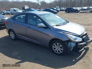 2014 Hyundai Accent GLS with VIN KMHCT4AE0EU729620, listed as a IAAI auction lot 41801508 with 177,578 mi miles. Bid and sale history available at carsss.com. Image 1.
