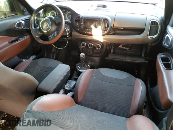 2015 FIAT 500L Urbana Trekking with VIN ZFBCFADH8FZ030792, listed as a Copart auction lot 78655844 with 0 mi miles and Salvage Title. Bid and sale history available at carsss.com. Image 8.