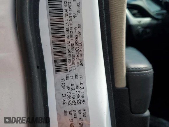 2017 Jeep Cherokee Sport with VIN 1C4PJLAB9HW565983, listed as a Copart auction lot 57095935 with 155,888 mi miles and Salvage title. Bid and sale history available at DreamBid. Image 13.