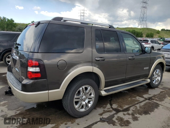2007 Ford Explorer Eddie Bauer with VIN 1FMEU74817UB70871, listed as a Copart auction lot 60898745 with 185,620 mi miles and Salvage title. Bid and sale history available at DreamBid. Image 3.