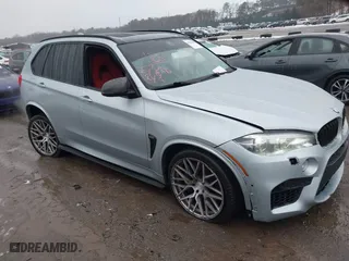 2018 BMW X5 M with VIN 5YMKT6C55J0Y83354, listed as a IAAI auction lot 41561584 with 75,842 mi miles. Bid and sale history available at carsss.com. Image 1.