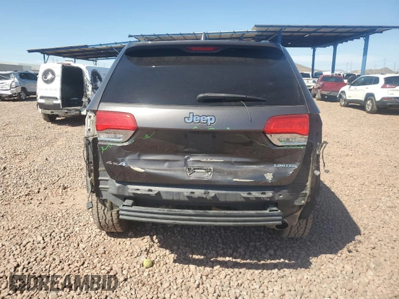 2017 Jeep Grand Cherokee Limited z VIN 1C4RJFBG4HC931547, wystawiony jako Copart lot #49846825 z przebiegiem 160 588 mil mil oraz Szkoda całkowita • Salvage title. Historia ofert i sprzedaży dostępna na DreamBid. Obrazek 6.