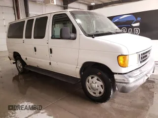 2006 Ford Econoline Passenger XL with VIN 1FBNE31L46HA15407, listed as a Copart auction lot 70873914 with 183,415 mi miles and Clean Title. Bid and sale history available at carsss.com. Image 4.