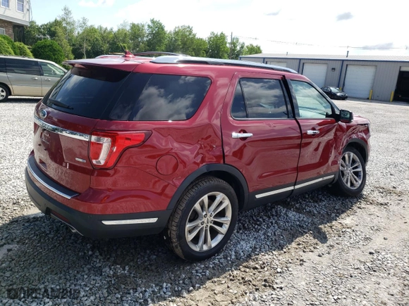 2019 Ford Explorer Limited with VIN 1FM5K8FH2KGA53378, listed as a Copart auction lot 59674923 with 45,772 mi miles. Bid and sale history available at carsss.com. Image 3.